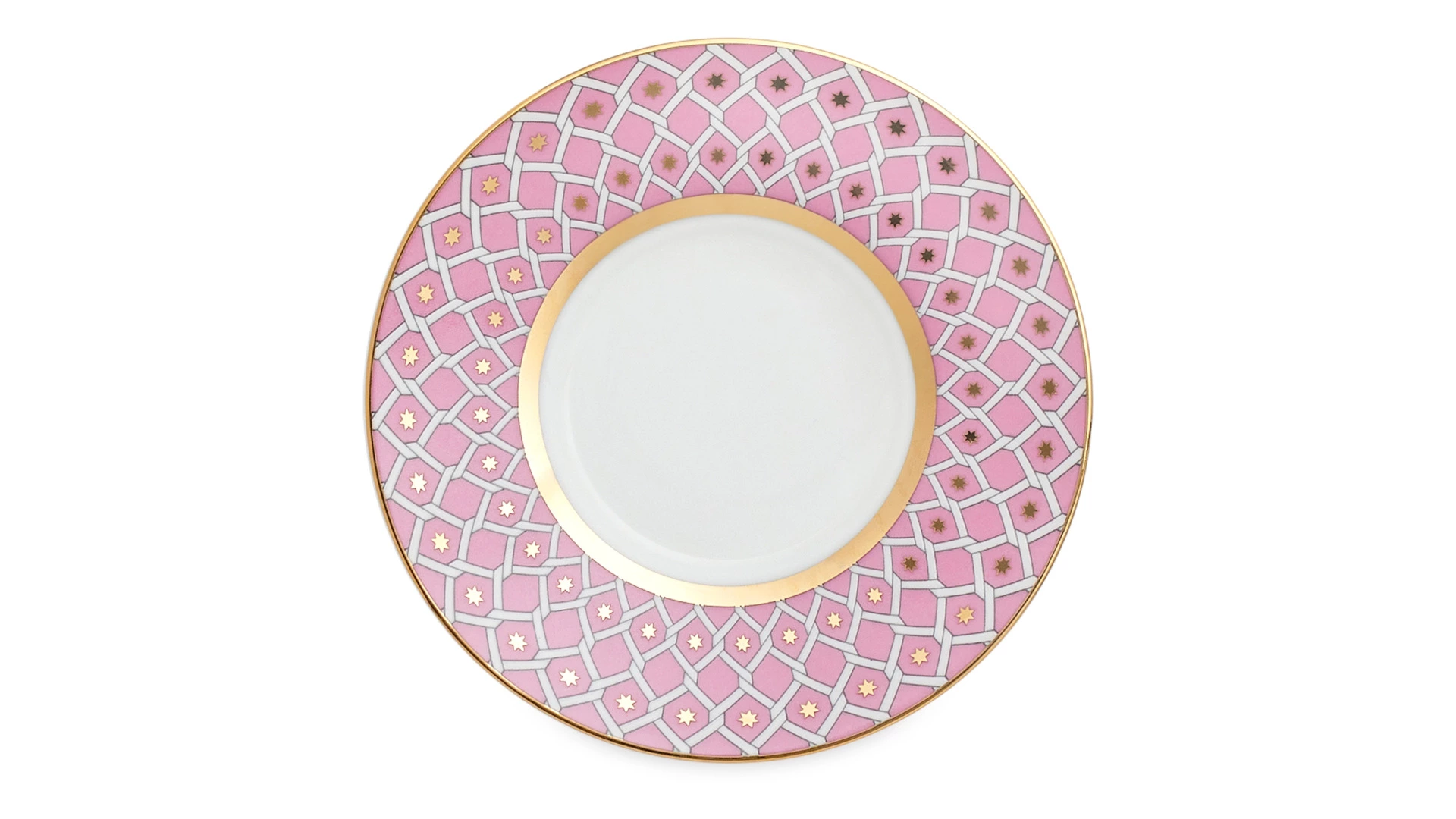 Чашка кофейная с блюдцем ИФЗ Идиллия Астра 115 мл, фарфор костяной, розовая