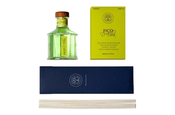 Диффузор Erbario Fico D'Elba Инжир Эльбы 100 мл, стекло, зеленый, п/к