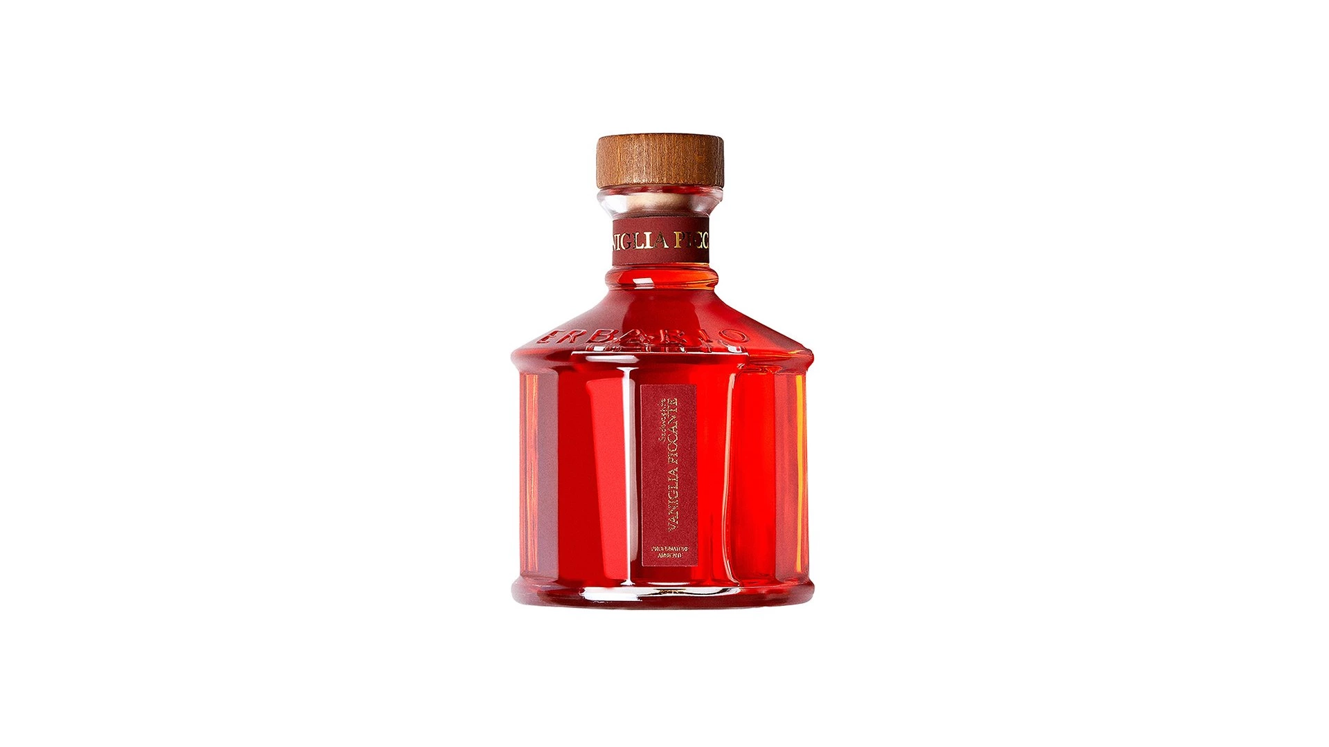 Диффузор Erbario Vaniglia Piccante Пикантная Ваниль 100 мл, стекло, красный, п/к