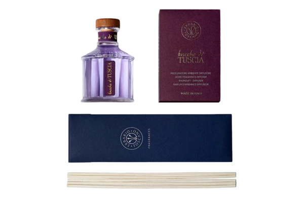 Диффузор Erbario Bacche Di Tuscia Тосканские Ягоды 250 мл, стекло, фиолетовый, п/к