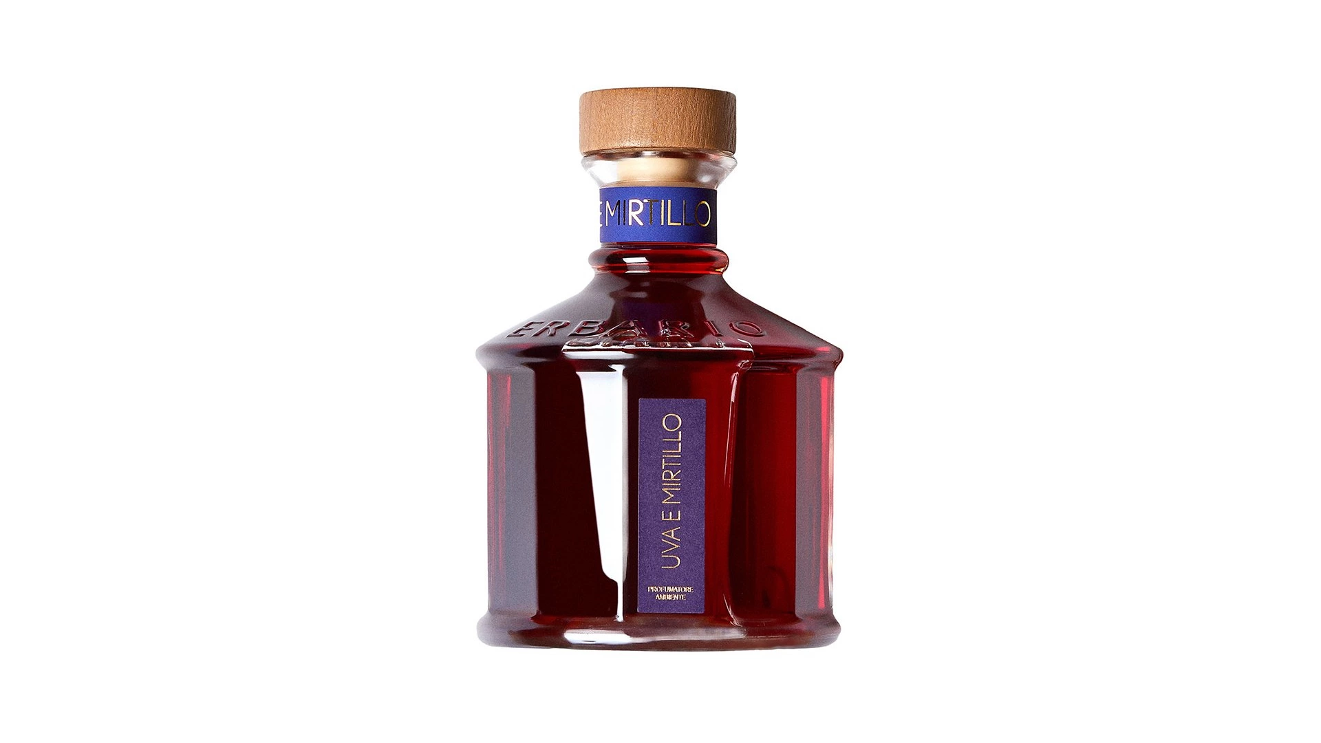 Диффузор Erbario Uva E Mirtillo Виноград И Черника 250 мл, стекло, бордовый, п/к