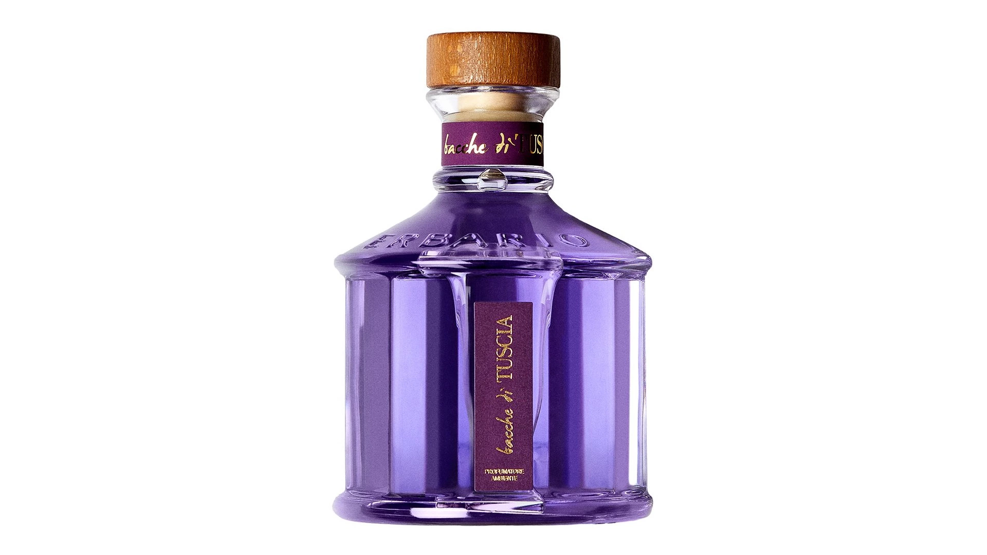 Диффузор Erbario Bacche Di Tuscia Тосканские Ягоды 500 мл, стекло, фиолетовый, п/к