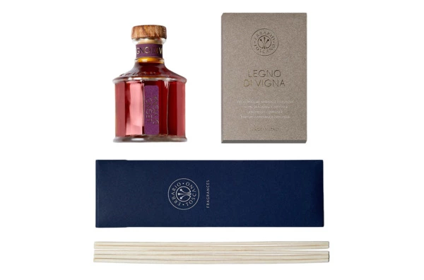 Диффузор Erbario Legno Di Vigna Виноградная Лоза 500 мл, стекло, бордовый, п/к