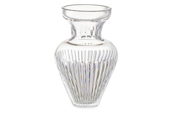 Ваза настольная Decor de table Дефанс 25 см, хрусталь, прозрачная