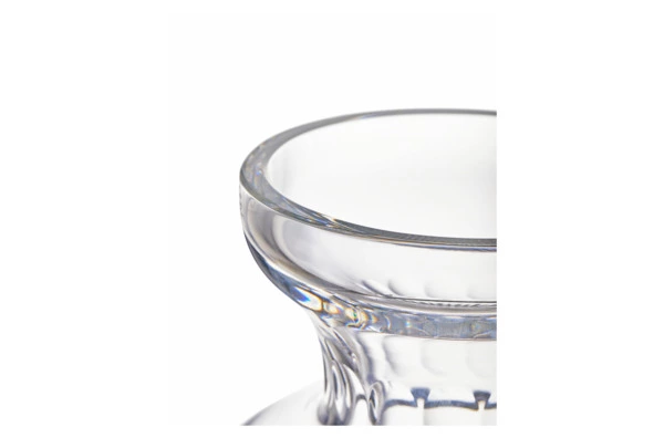 Ваза настольная Decor de table Дефанс 25 см, хрусталь, прозрачная