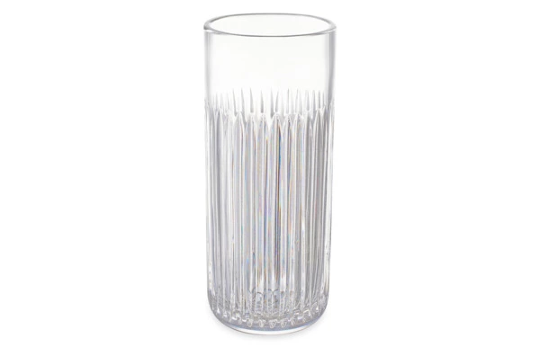 Ваза настольная Decor de table Дефанс 25,4 см, хрусталь, прозрачная
