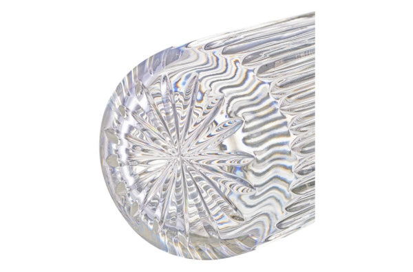 Ваза настольная Decor de table Дефанс 25,4 см, хрусталь, прозрачная