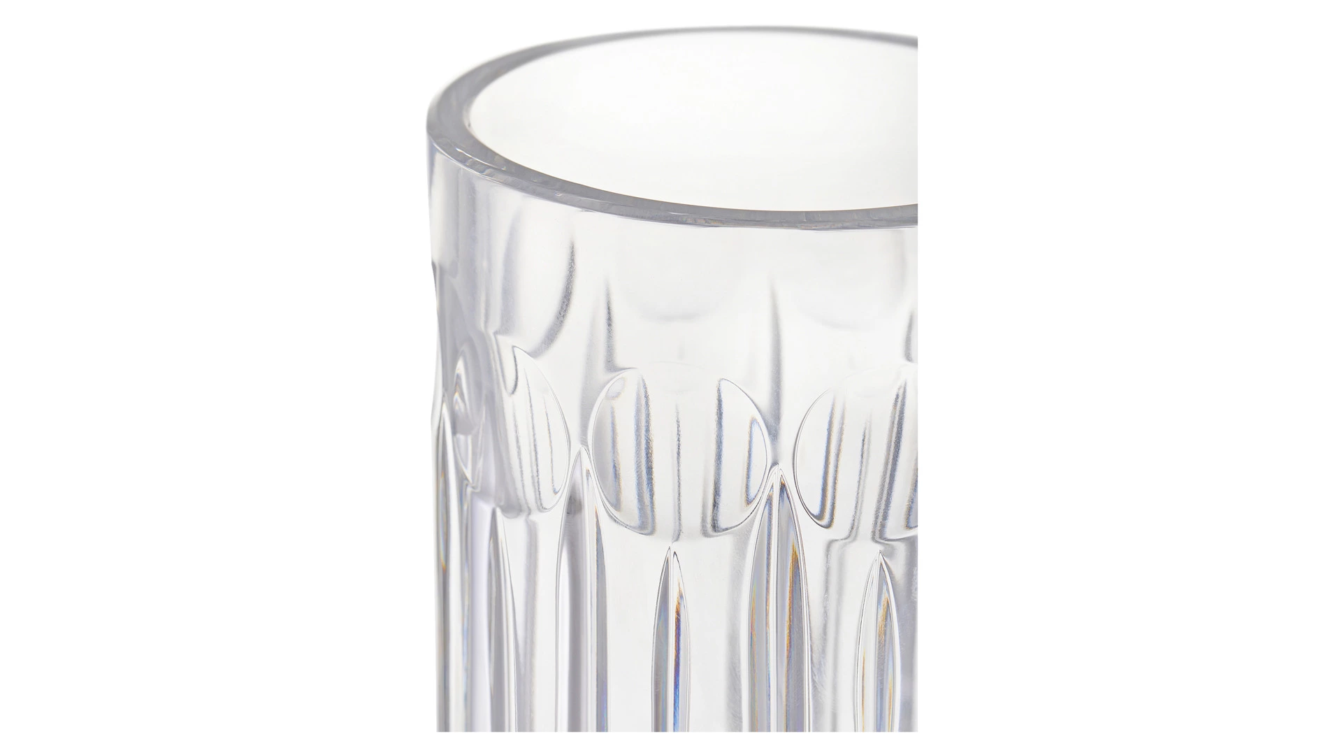 Ваза настольная Decor de table Париж 25,4 см, хрусталь, прозрачная