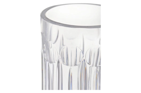 Ваза настольная Decor de table Париж 25,4 см, хрусталь, прозрачная
