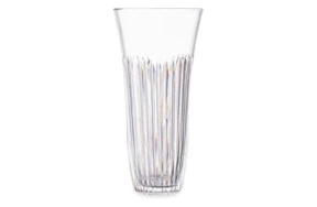 Ваза настольная Decor de table Дефанс 30,5 см, хрусталь, прозрачная
