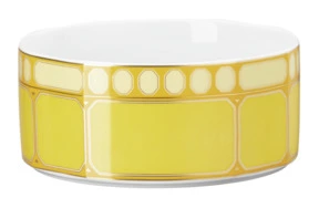 Салатник порционный Rosenthal Сваровски 14 см, фарфор, желтый