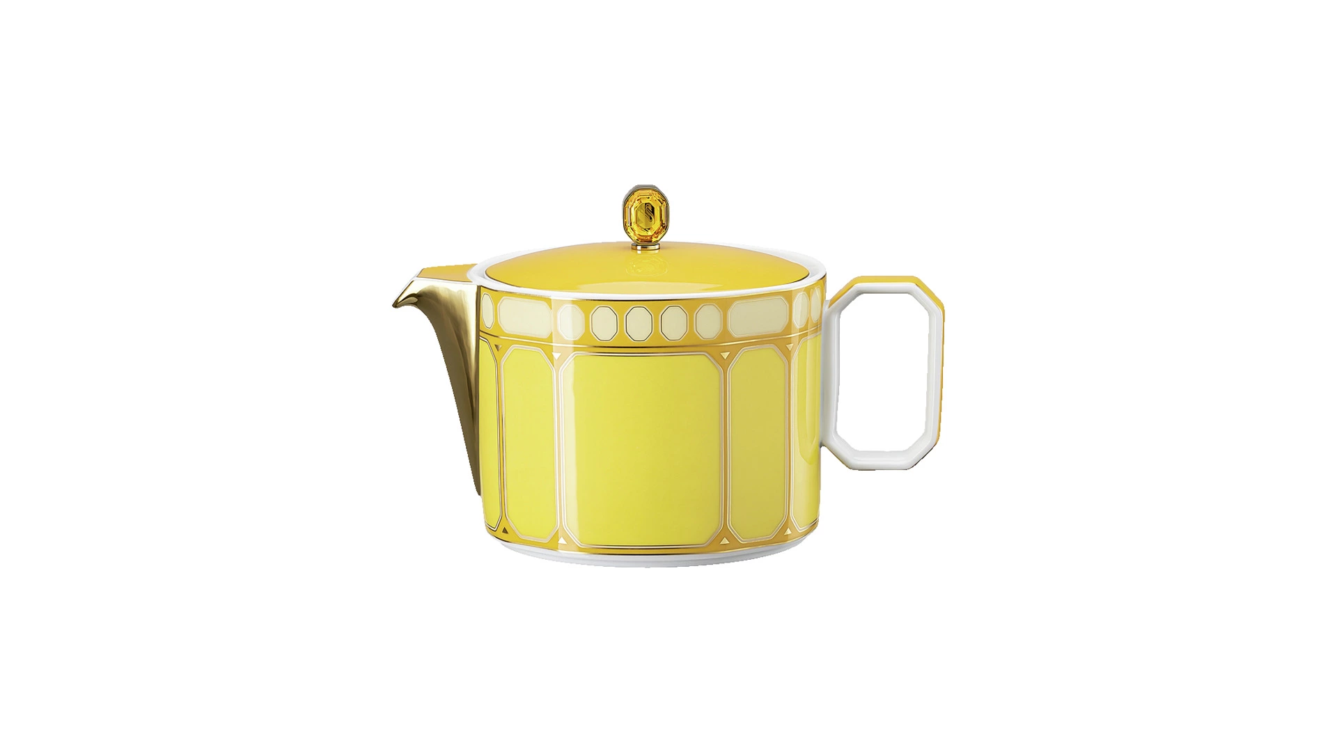 Чайник Rosenthal Swarovski Сигнум 750 мл, фарфор, желтый
