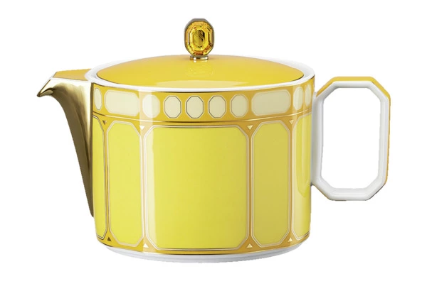 Чайник Rosenthal Swarovski Сигнум 750 мл, фарфор, желтый