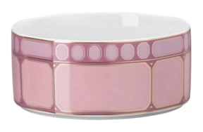 Салатник порционный Rosenthal Сваровски 14 см, фарфор, розовый