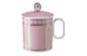 Кружка с крышкой Rosenthal Swarovski Сигнум 390 мл, фарфор, розовая