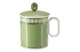 Кружка с крышкой Rosenthal Swarovski Сигнум 390 мл, фарфор, зеленая