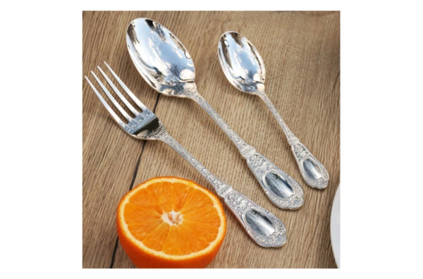 Набор столовых приборов в футляре АргентА Фамильный 229,39 г 3 предмета, серебро 925