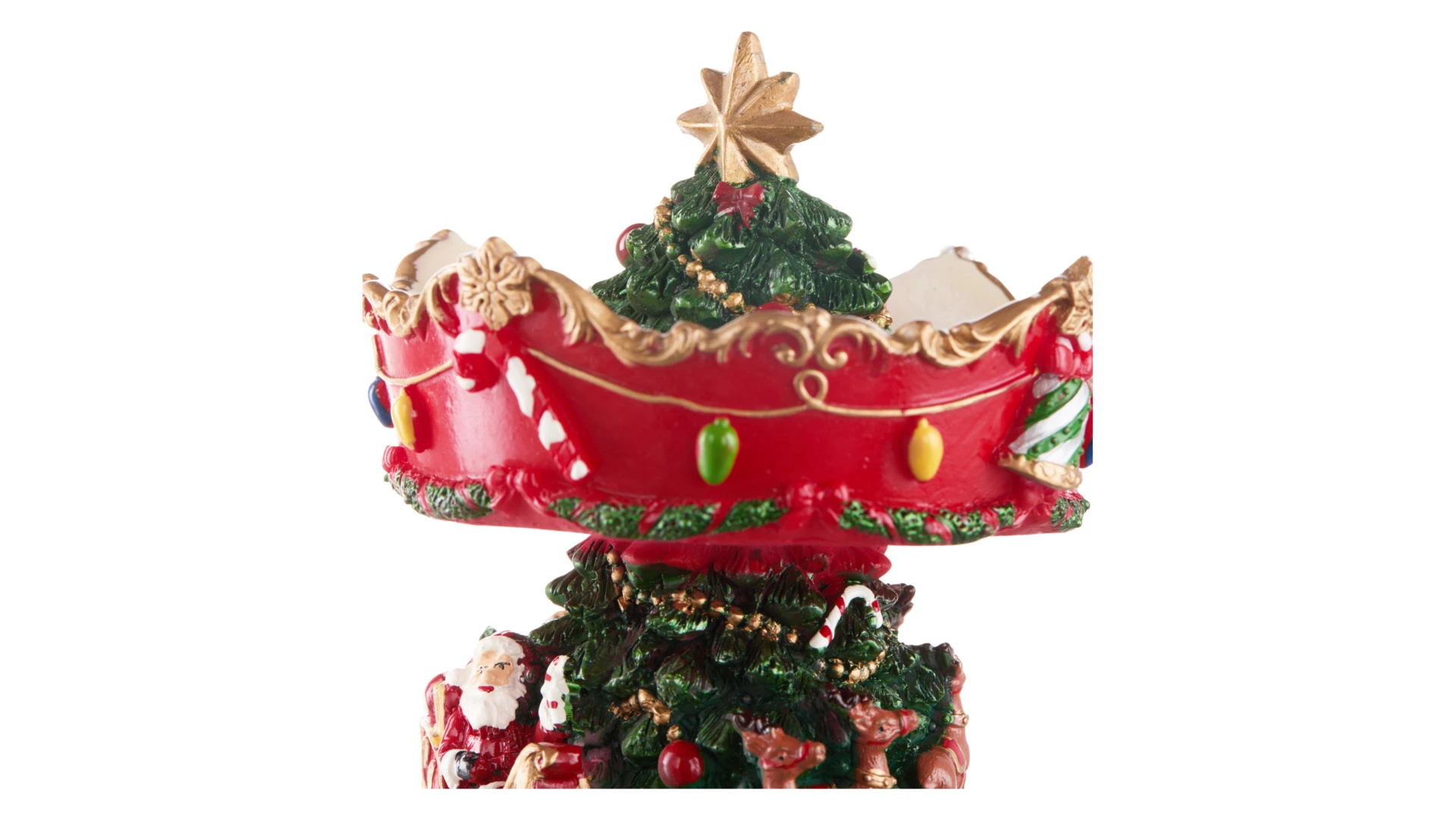 Шкатулка музыкальная Lamart Noel Звон колоколов Карусель h16,5 см, вращающаяся