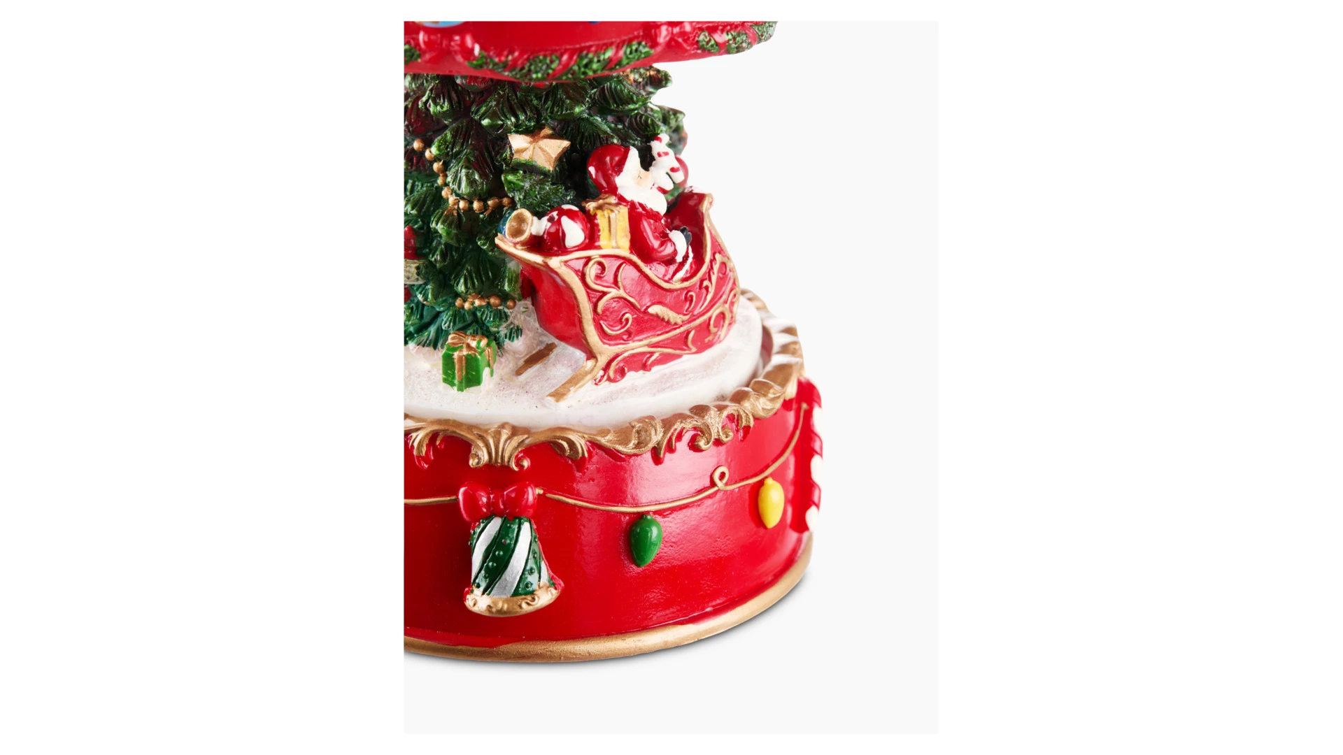 Шкатулка музыкальная Lamart Noel Звон колоколов Карусель h16,5 см, вращающаяся