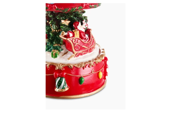 Шкатулка музыкальная Lamart Noel Звон колоколов Карусель h16,5 см, вращающаяся