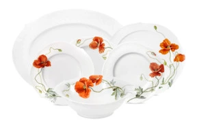 Сервиз столовый Meissen Игра волн на 6 персон 21 предмет, рельеф, маки