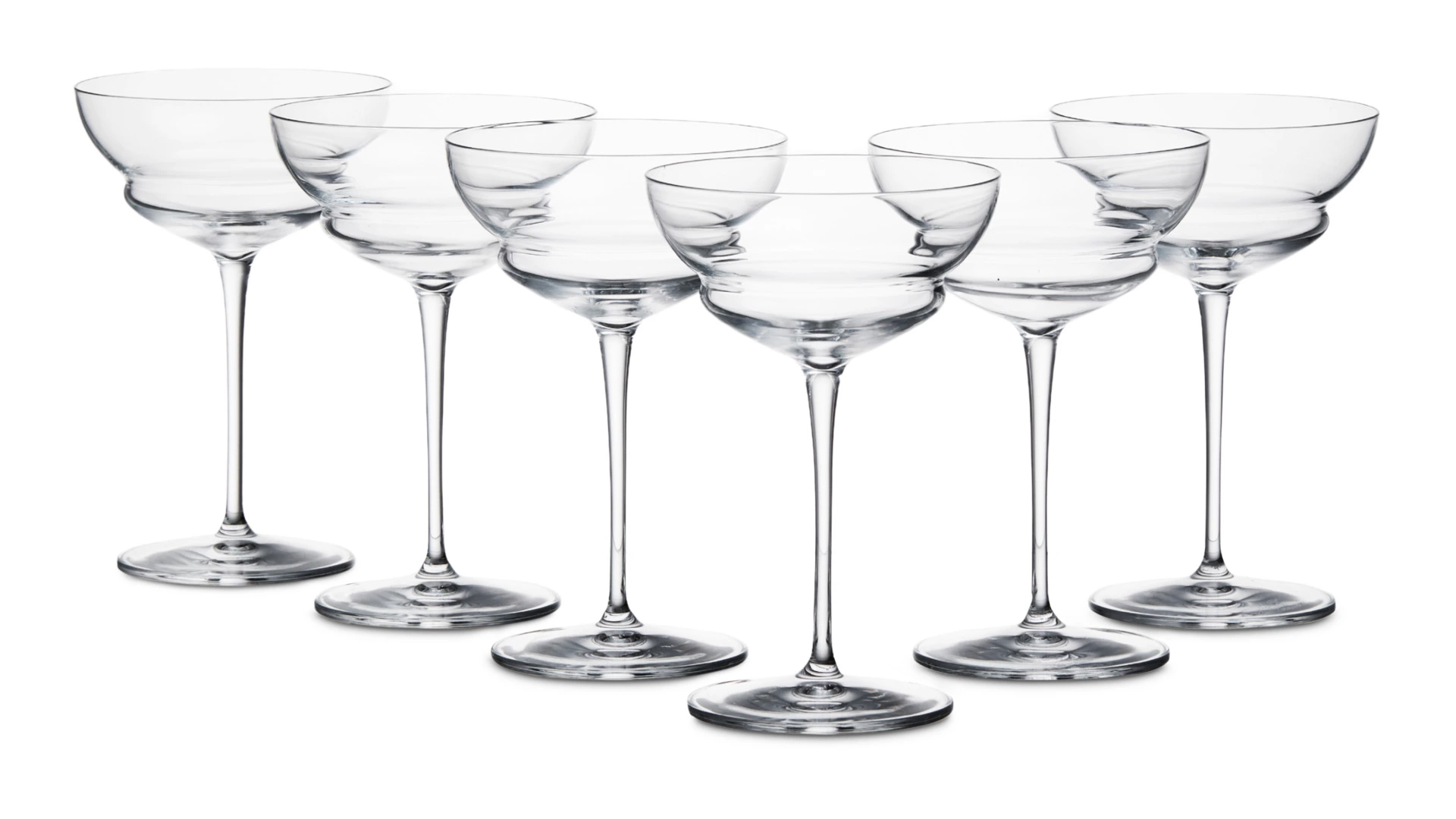 Набор бокалов для коктейля Хемингуэй Luigi Bormioli Бэкдор 20-ые 250 мл, 6 шт, стекло хрустальное