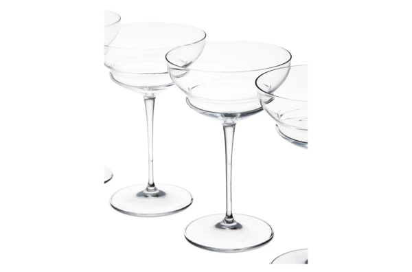 Набор бокалов для коктейля Хемингуэй Luigi Bormioli Бэкдор 20-ые 250 мл, 6 шт, стекло хрустальное