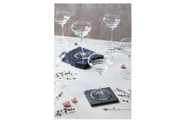 Набор бокалов для коктейля Ник и Нора Luigi Bormioli Бэкдор 20-ые 170 мл, 6 шт, стекло хрустальное