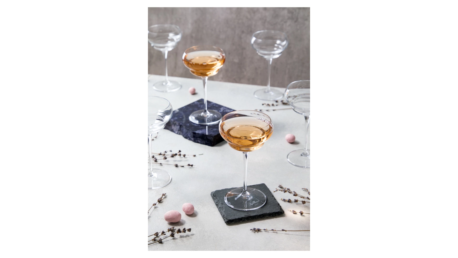 Набор бокалов для коктейля Ник и Нора Luigi Bormioli Бэкдор 20-ые 170 мл, 6 шт, стекло хрустальное