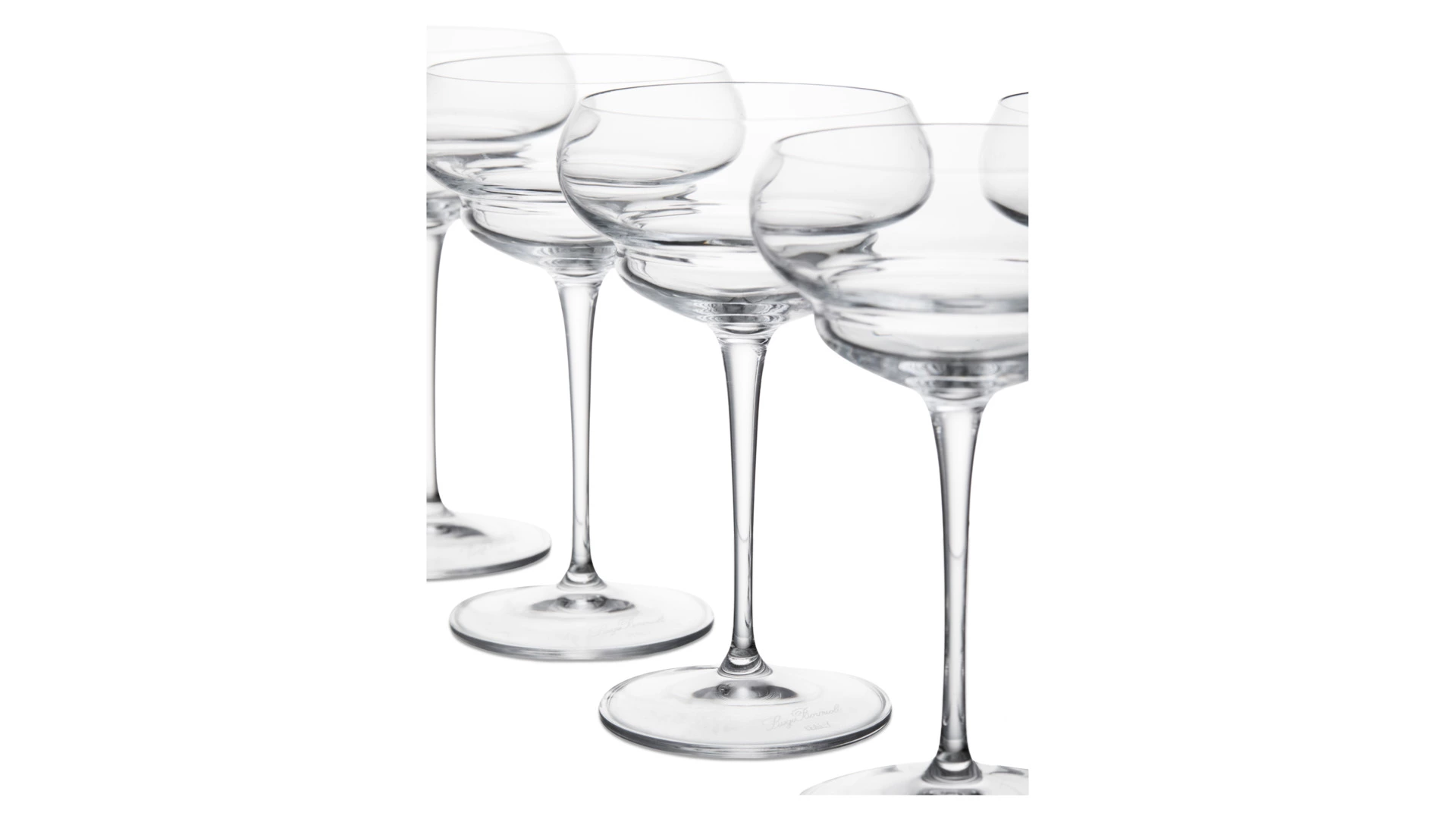 Набор бокалов для коктейля Ник и Нора Luigi Bormioli Бэкдор 20-ые 170 мл, 6 шт, стекло хрустальное