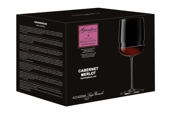 Бокал для красного вина Luigi Bormioli Грандиозо 650 мл, стекло