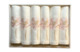 Набор салфеток сервировочных Moltomolto Мак розовый 44х44 см, 6 шт, лен, белый, с вышивкой, п/к