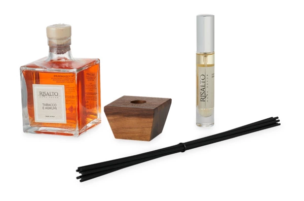 Набор ароматический Risalto Tabacco Agrumi 250 мл + спрей Lavanda Agrumata 15 мл