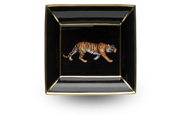 Мелочница Halcyon Days Дикая природа Тигр 15 см, фарфор
