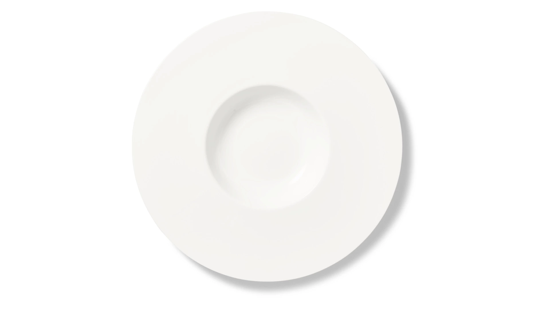 Тарелка суповая Dibbern Белый декор 30 см, фарфор костяной