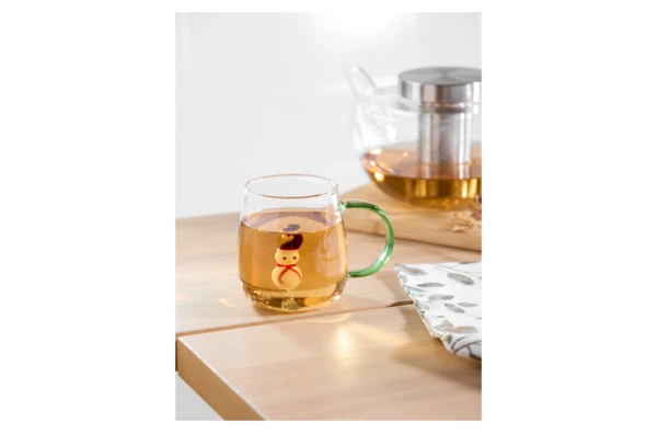 Кружка Decor de table Снеговичок 400 мл, стекло