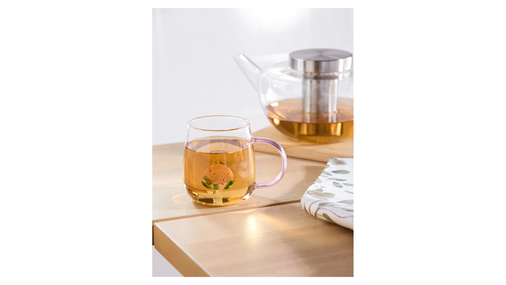 Кружка Decor de table Клубничка 400 мл, стекло
