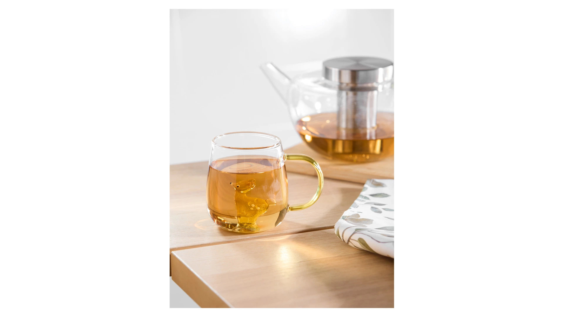 Кружка Decor de table Олененок 400 мл, стекло