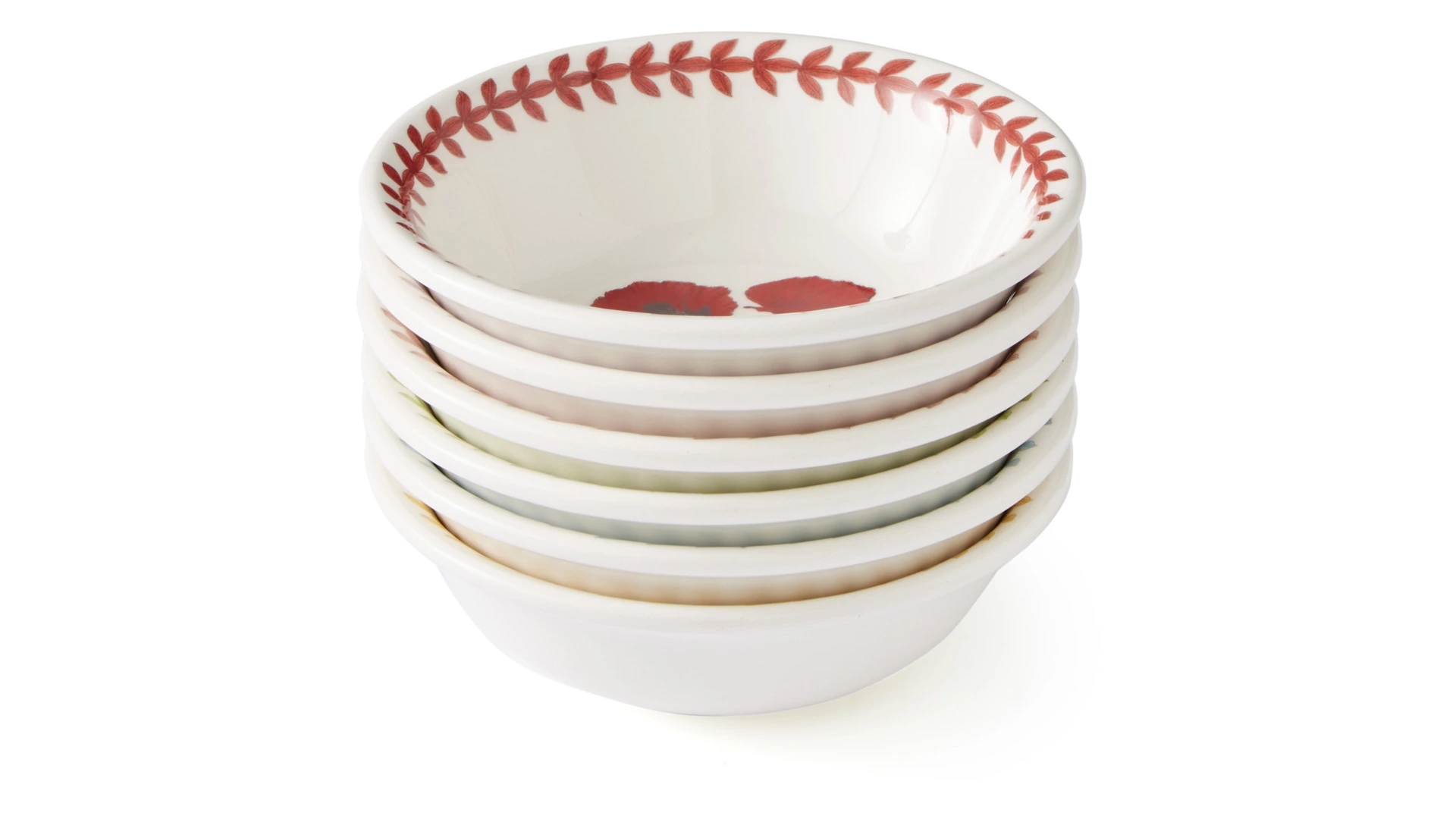 Набор салатников порционных Portmeirion Ботанический сад. Летний луг 13 см, 6 шт, фаянс