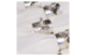 Набор колец для салфеток в футляре Кольчугинский мельхиор Бабочка 4 см, 6 шт, медь, серебро 999 пр