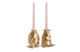 Набор подсвечников L’Objet Хаас 15 см, 2 шт, латунь,  п/к