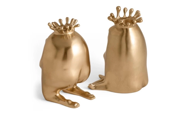 Набор подсвечников L’Objet Хаас 15 см, 2 шт, латунь,  п/к