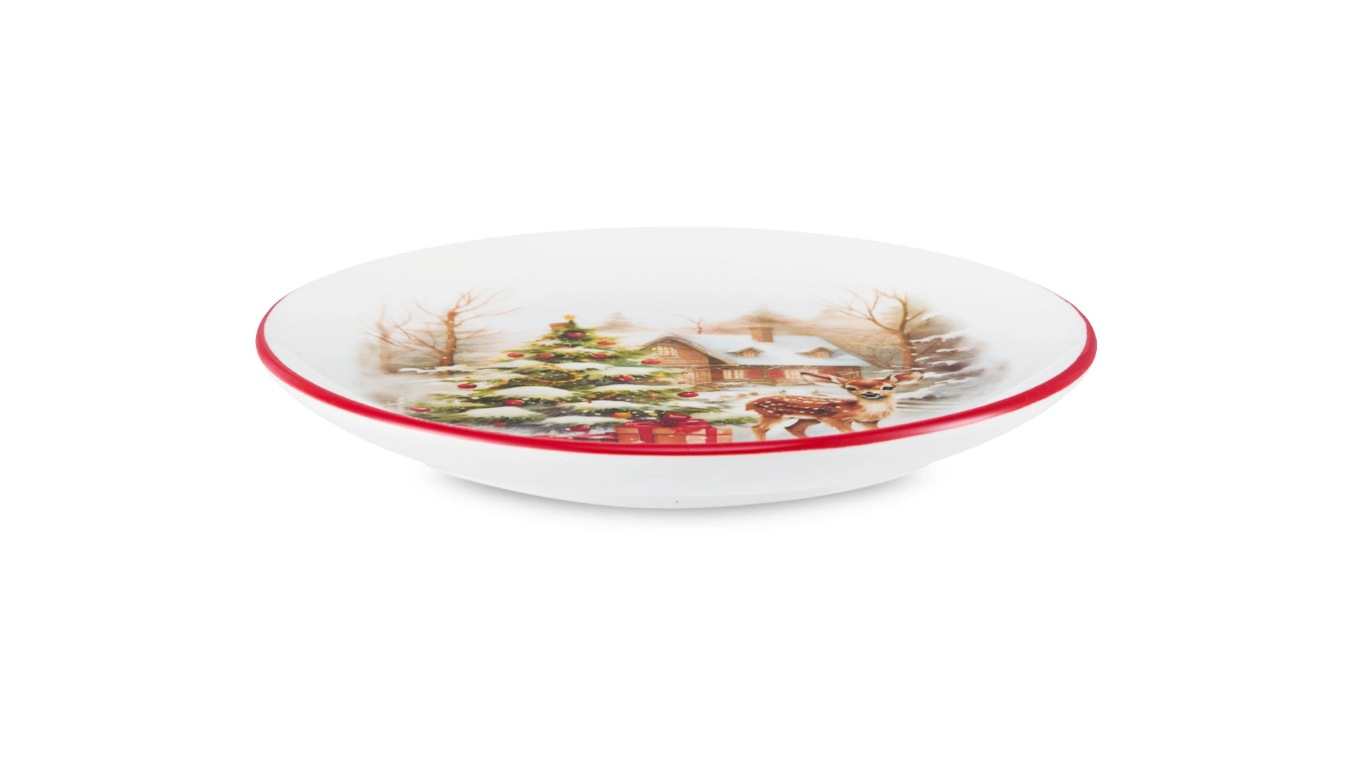 Тарелка десертная Decor de table Новогоднее чудо 15,2 см, керамика