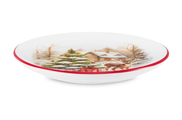 Тарелка десертная Decor de table Новогоднее чудо 15,2 см, керамика