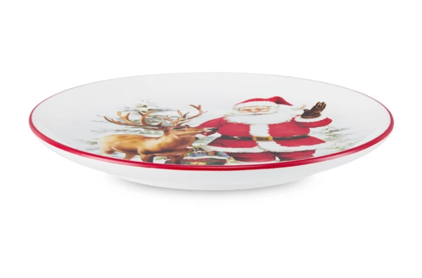 Тарелка закусочная Decor de table Новогоднее чудо 21,5 см, керамика