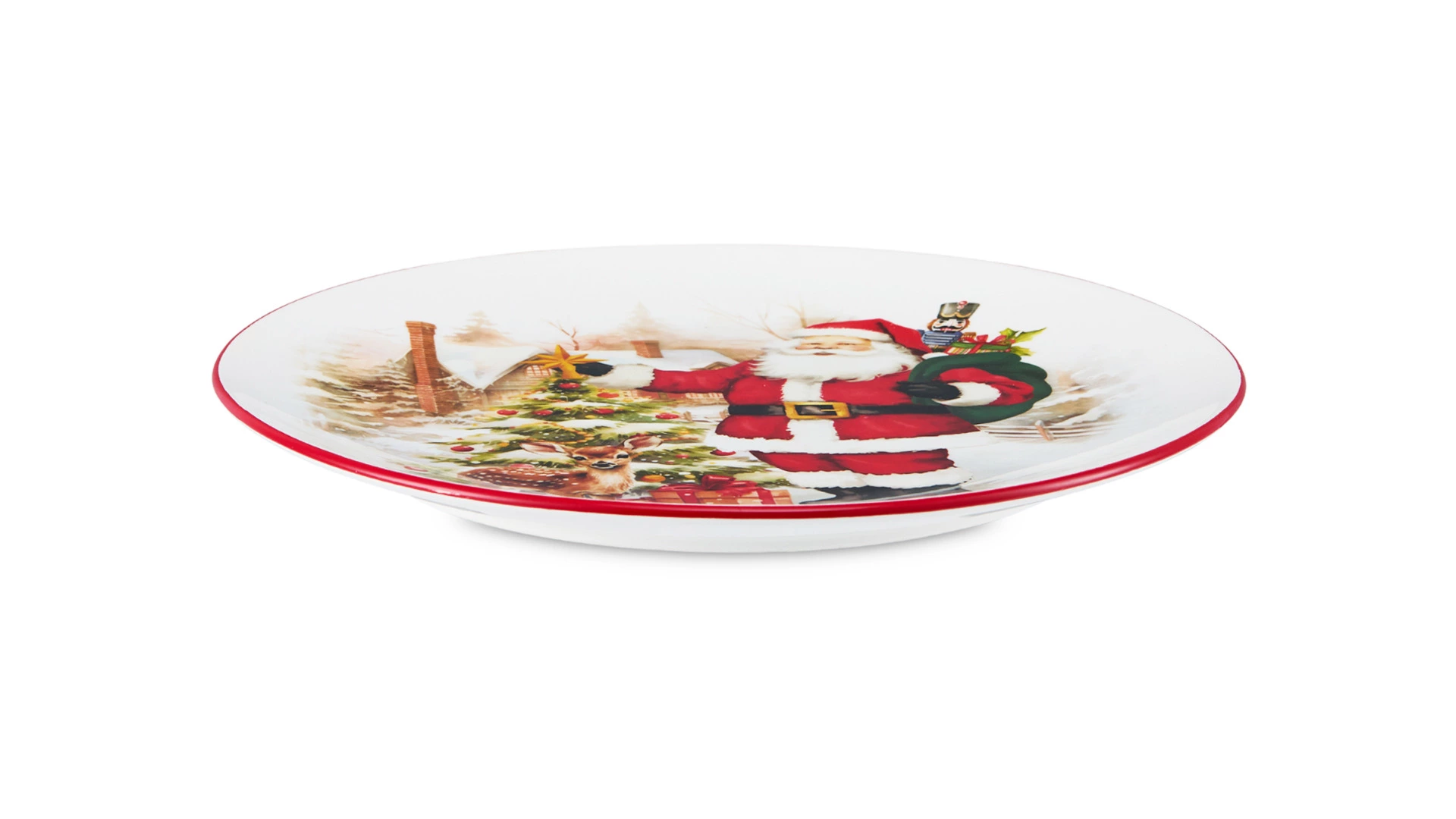 Тарелка обеденная Decor de table Новогоднее чудо 26,5 см, керамика