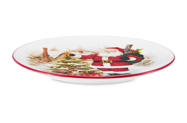 Тарелка обеденная Decor de table Новогоднее чудо 26,5 см, керамика