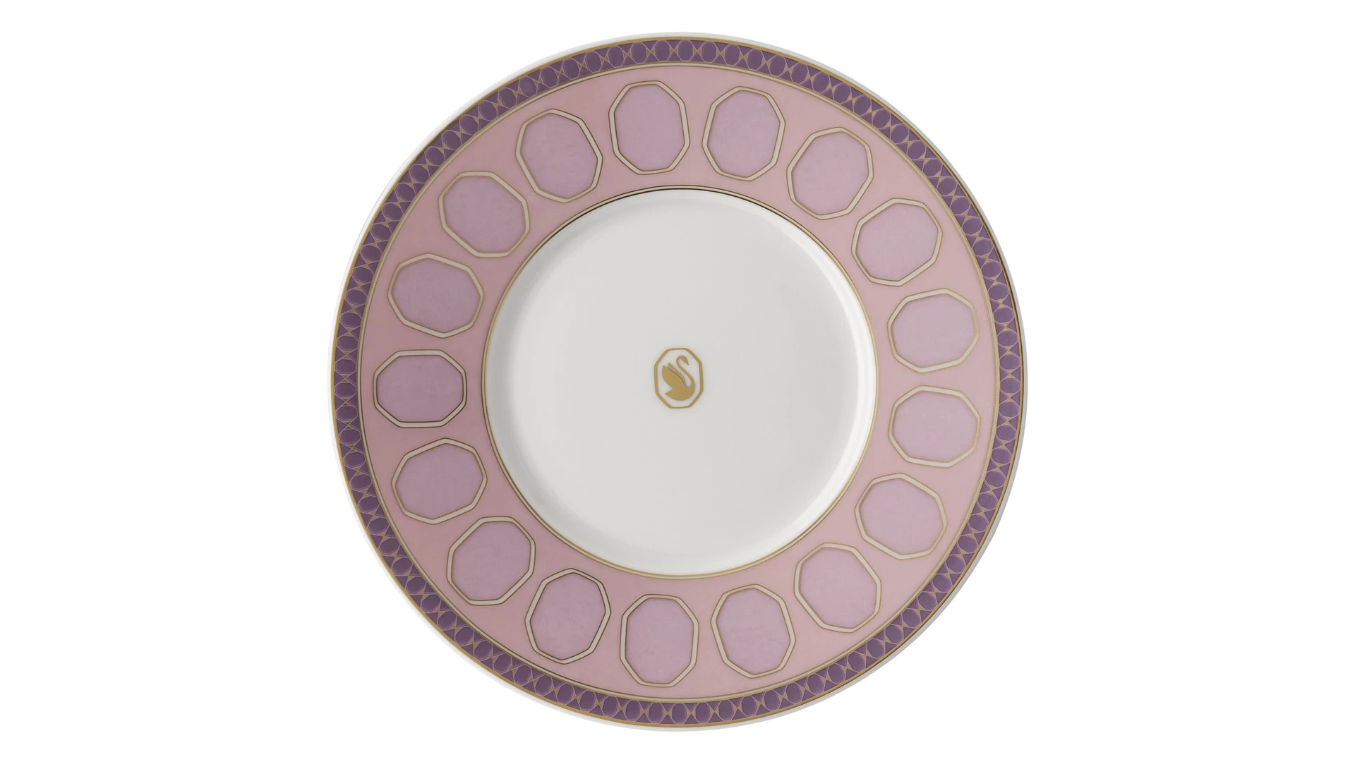 Сервиз чайный Rosenthal Swarovski Сигнум на 6 персон 19 предметов, фарфор, розовый