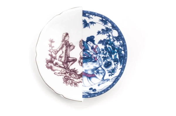 Чашка кофейная с блюдцем Seletti Гибрид Эуфемия 80 мл, фарфор