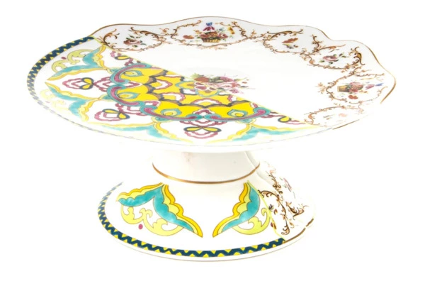 Блюдо для торта на ножке Seletti Гибрид Леандра d20хh8 см, фарфор